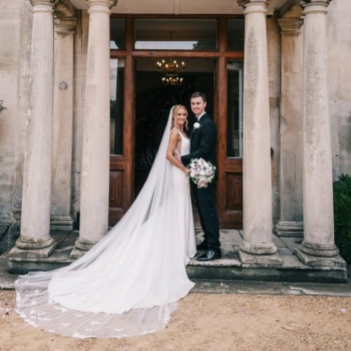 Real Bride - Jenny wearing PBV9030