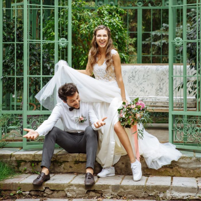Stilettos or sneakers? Are Trainers The New Wedding Shoe?