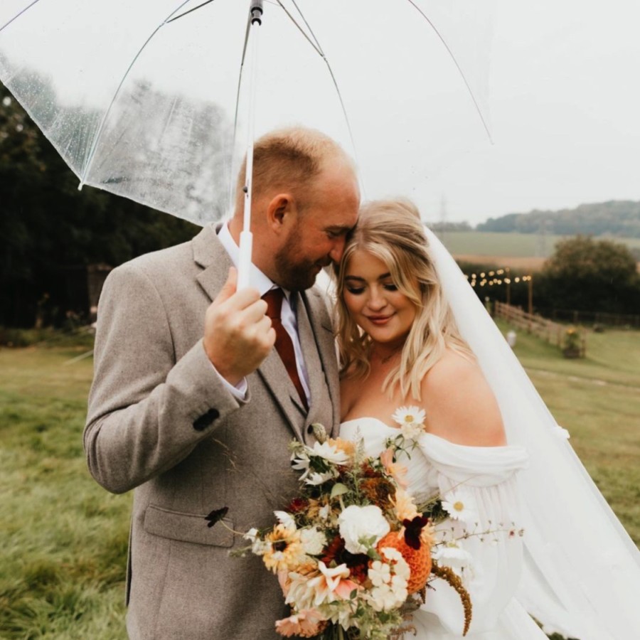 Echte Braut - Danielle mit Schleier PBV9017