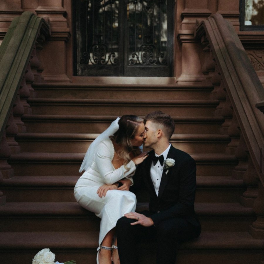 Echte Braut - Stephanie mit Schleier PBV9011