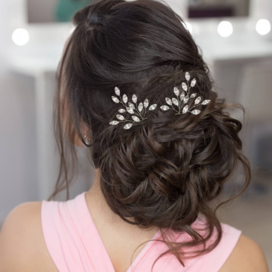 Ideias para acessórios de cabelo para damas de honra