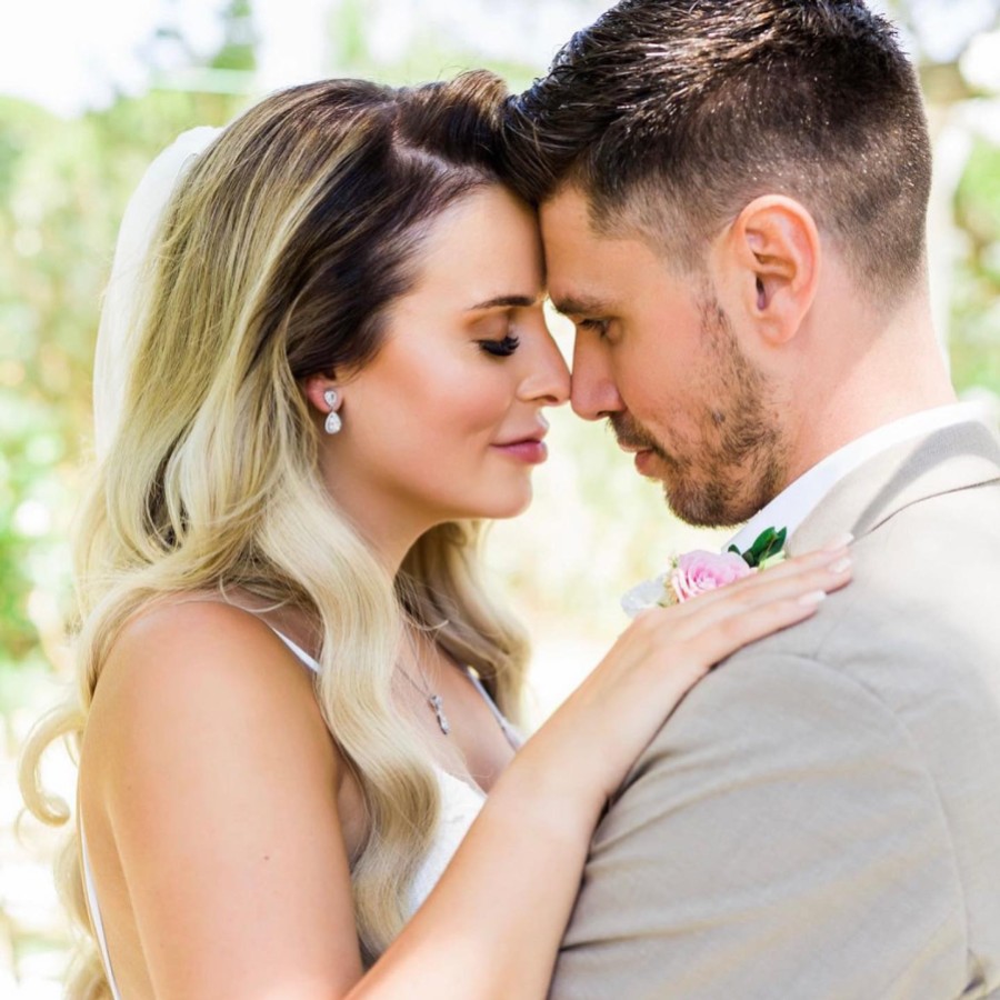 Real Bride - Kerry wearing Zara jewellery set and Pia trainers