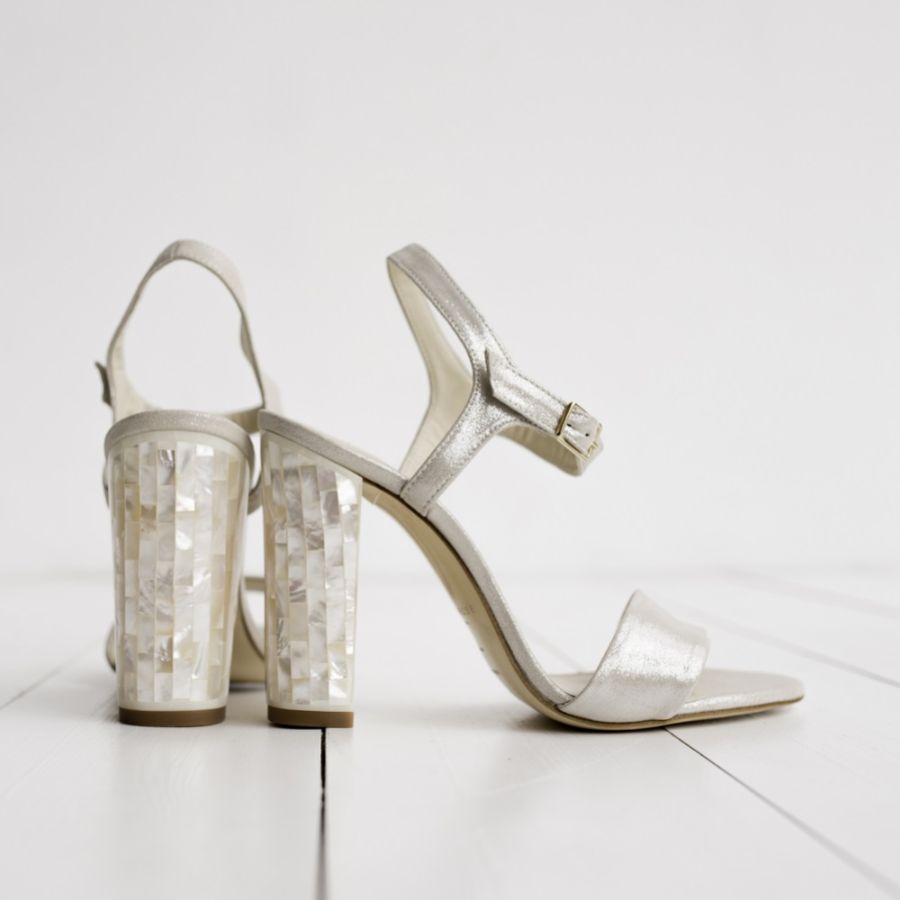 Schöne Blockabsatz-Hochzeitsschuhe