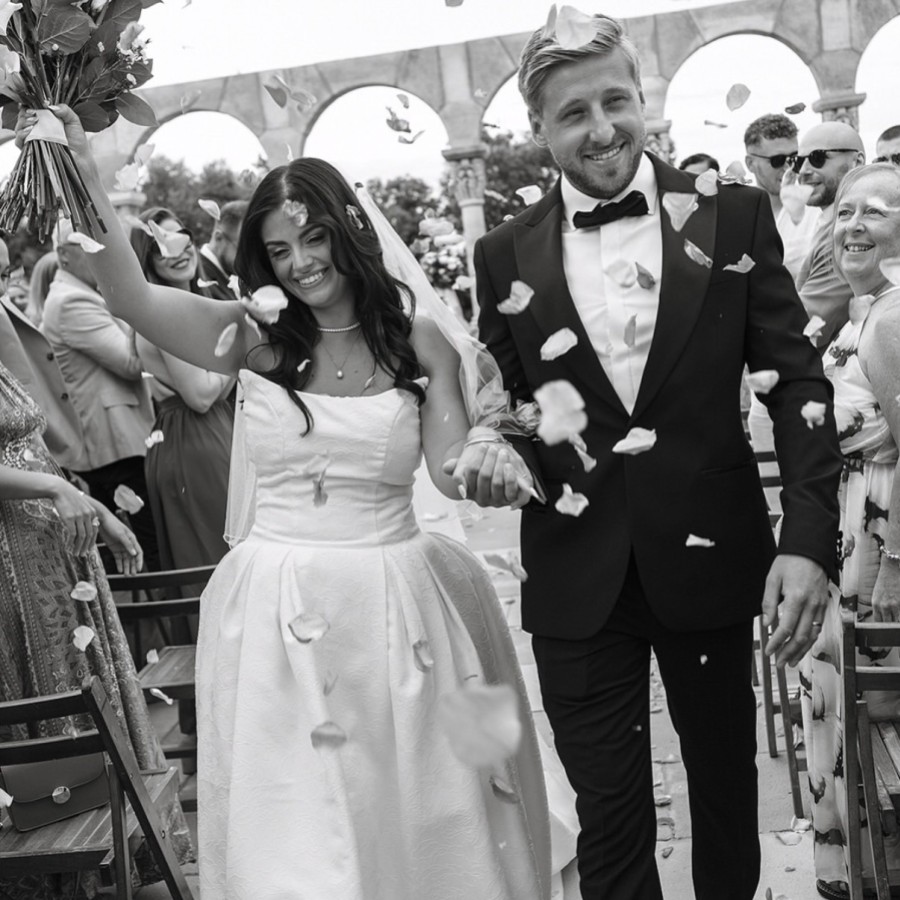 Una sposa vera - Daniella con il velo S212