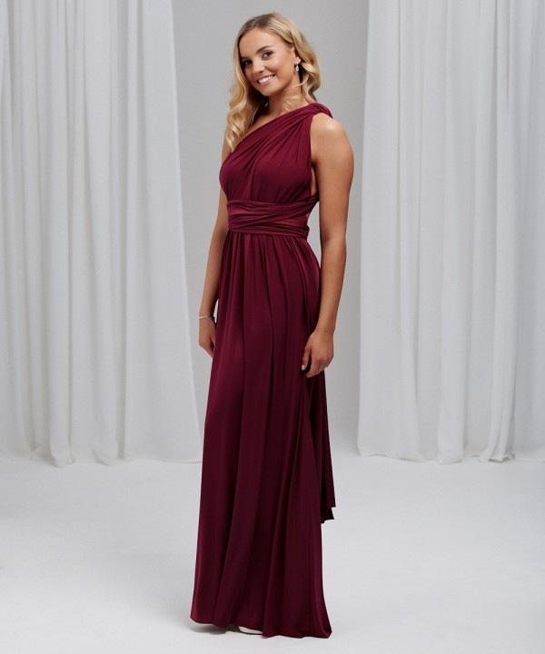 Emily Rose Burgundy Mehrweg-Brautjungfernkleid (Einheitsgröße)