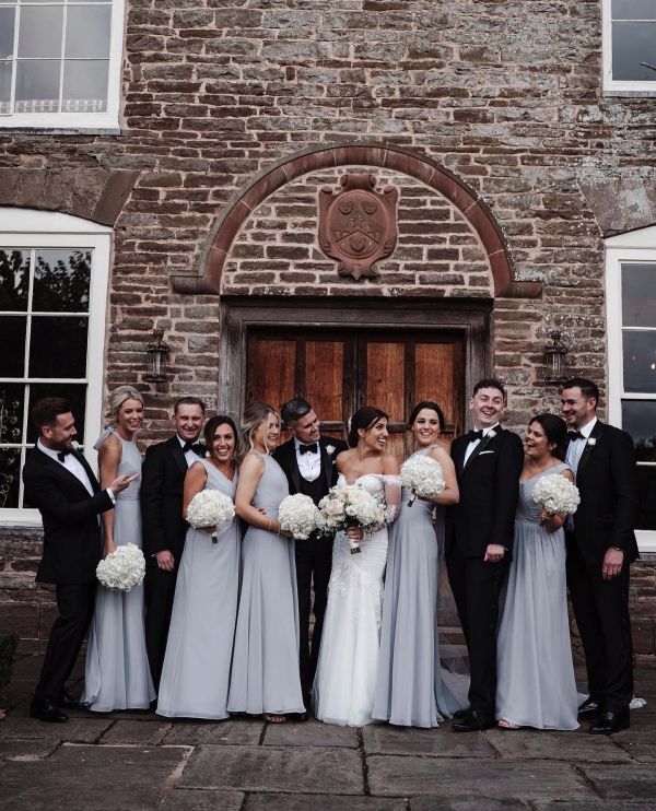 Real Bride Amy wearing Skye hair comb