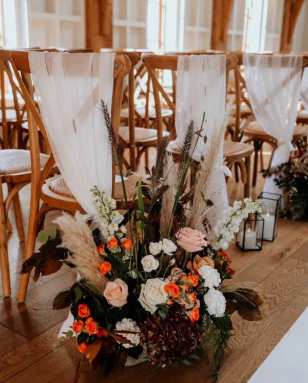 Real Bride Beth wearing Celestial headband