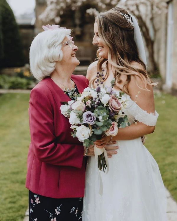 Real Bride Francesca wearing Indi shoes