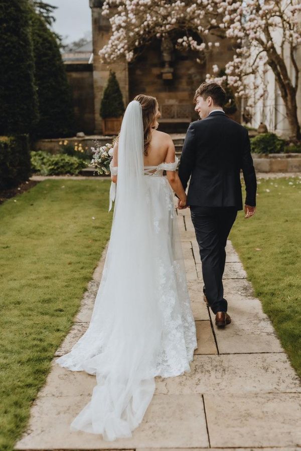 Real Bride Francesca wearing Indi shoes