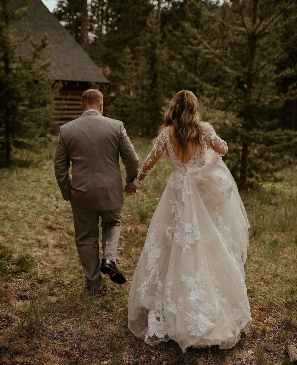 Real Bride Hannah wearing Madeline snow glitter shoes
