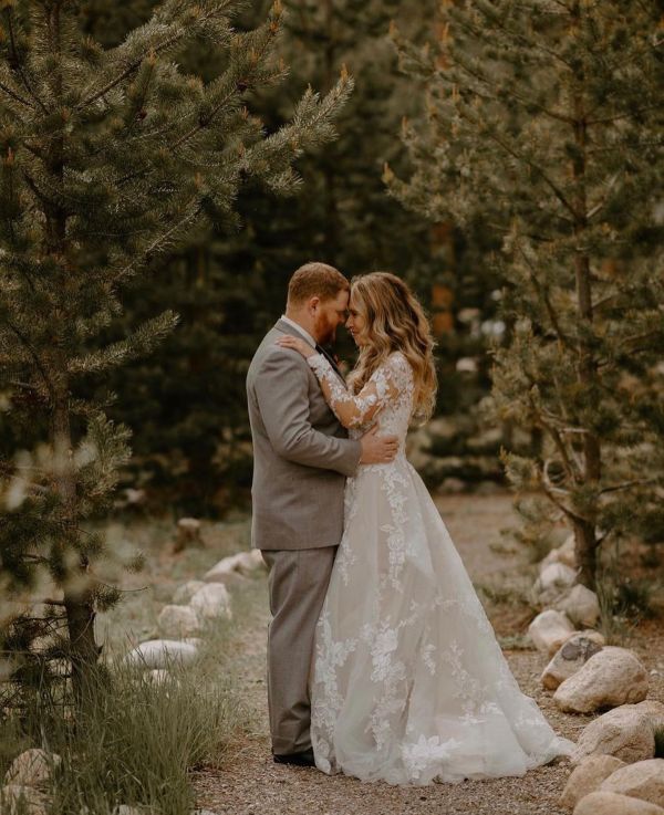 Real Bride Hannah wearing Madeline snow glitter shoes