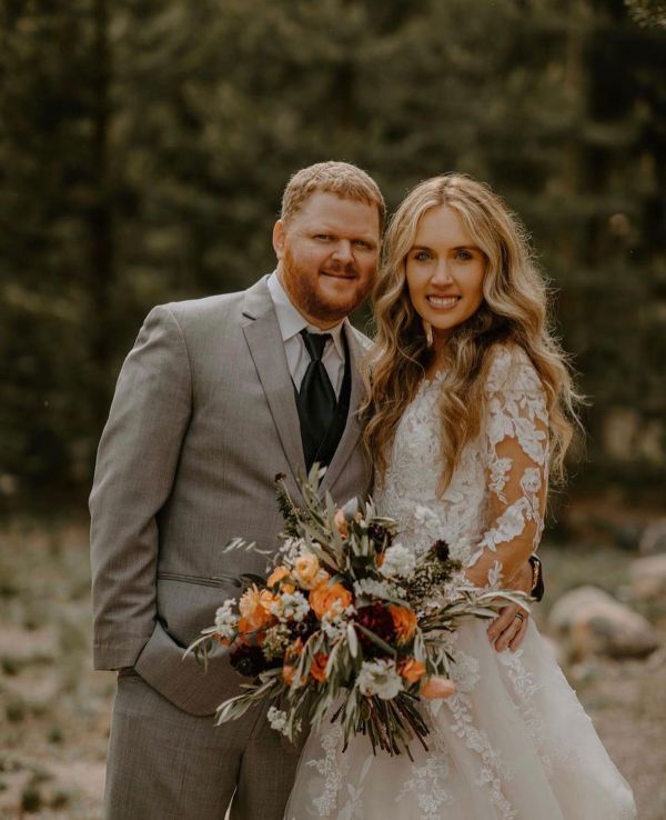 Real Bride Hannah wearing Madeline snow glitter shoes