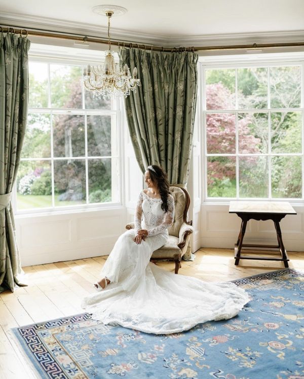 Real Bride Olivia wearing Cindy shoes