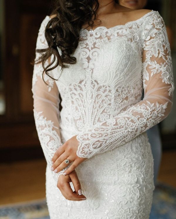 Real Bride Olivia wearing Cindy shoes