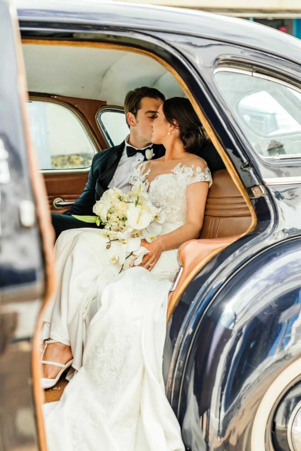 Real Bride Carli wearing Kimberley shoes