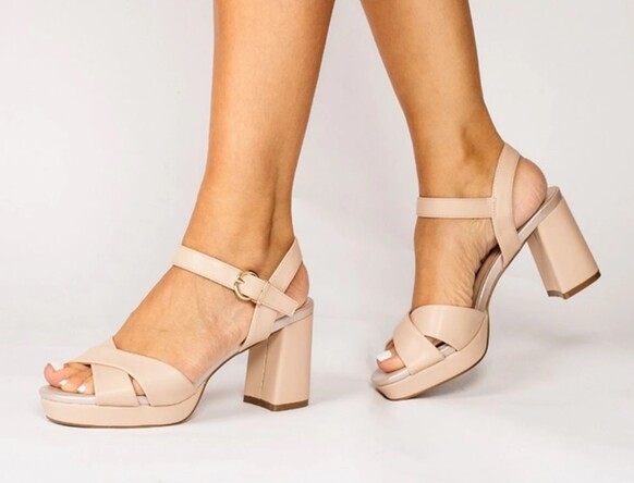 Timeless Nude Bridal Sandals