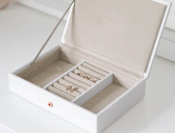Caixas de joias de luxo da marca « Stackers » em Lace & Favour