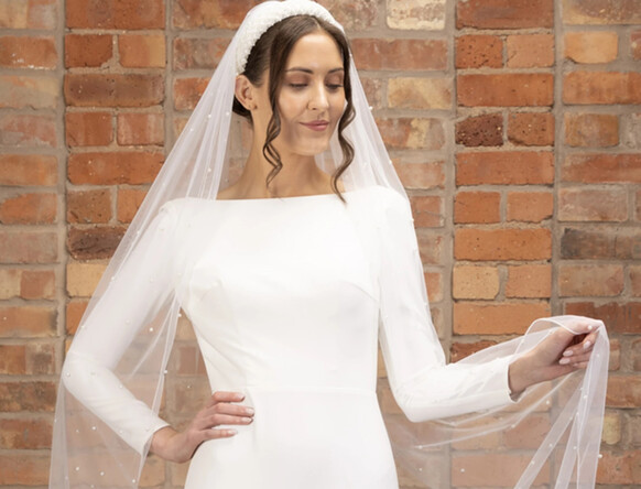 Beautiful Waltz Length Veils