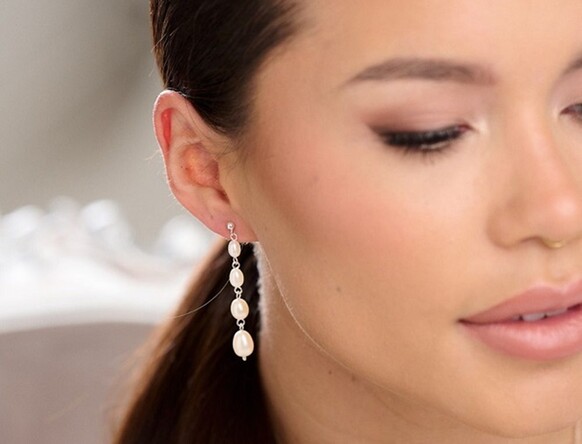 Bridal Earrings From Lace & Favour