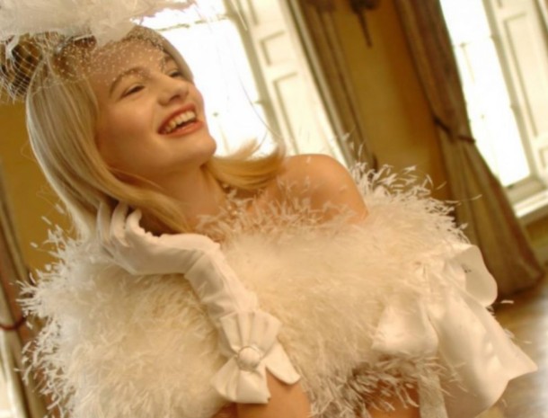 Guantes de boda elegantes
