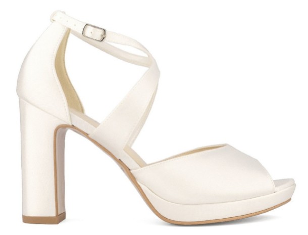 Timeless White Wedding Sandals