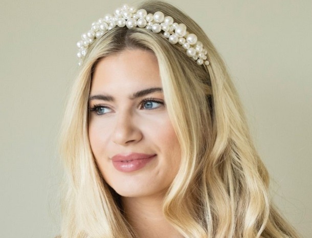 Ozdoby do włosów z pereł od Lace & Favour