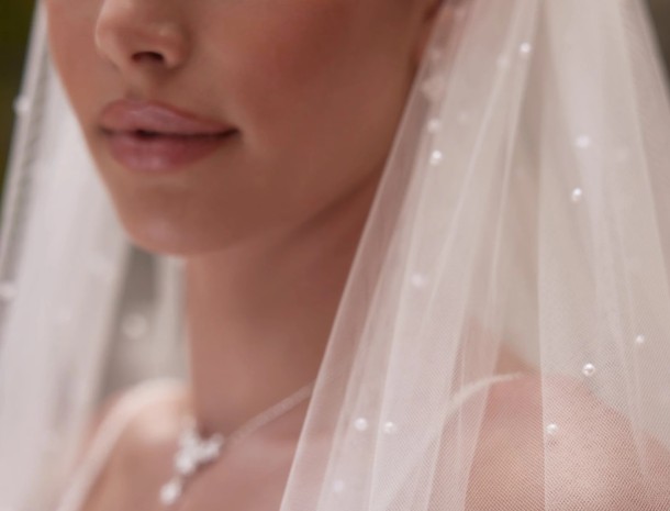 Timeless Pearl Wedding Veils