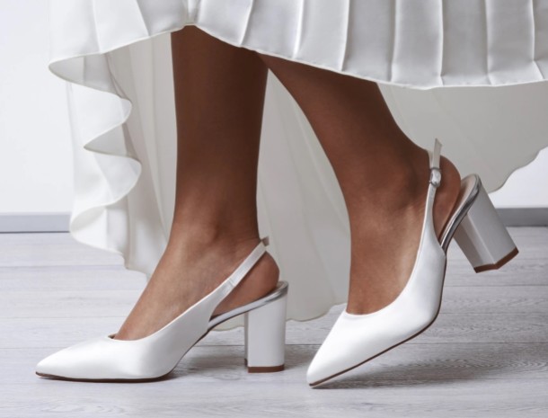 Beautiful Wide Fit Block Heels for Weddings
