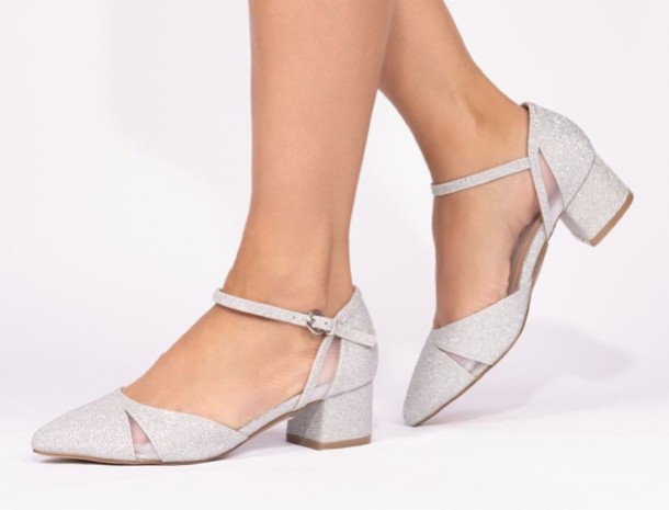 Zapatos de fiesta elegantes y con estilo, de tacón bajo