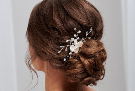 Aster Freshwater Pearl Comb