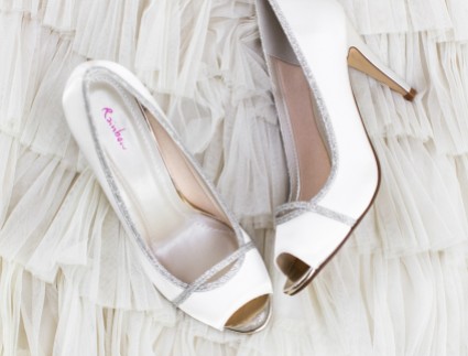 Peep Toe Wedding Shoes