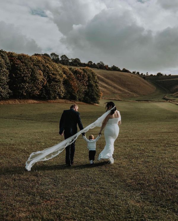 Photo of Bianco Two Tier Delicate Beaded Lace Edge Cathedral Veil S258 uploaded by B on 25th October 2022
