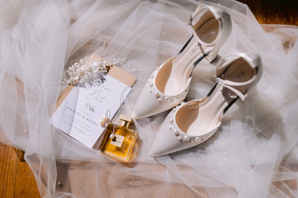 Photo of Rainbow Club Maya Dyeable Ivory Satin Pearl Block Heel Ankle Strap Court Shoes uploaded by B on 25th April 2024