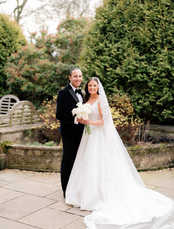 Photo of Perfect Bridal Ivory Single Tier Mantilla Lace Cathedral Veil uploaded by C on 20th May 2025