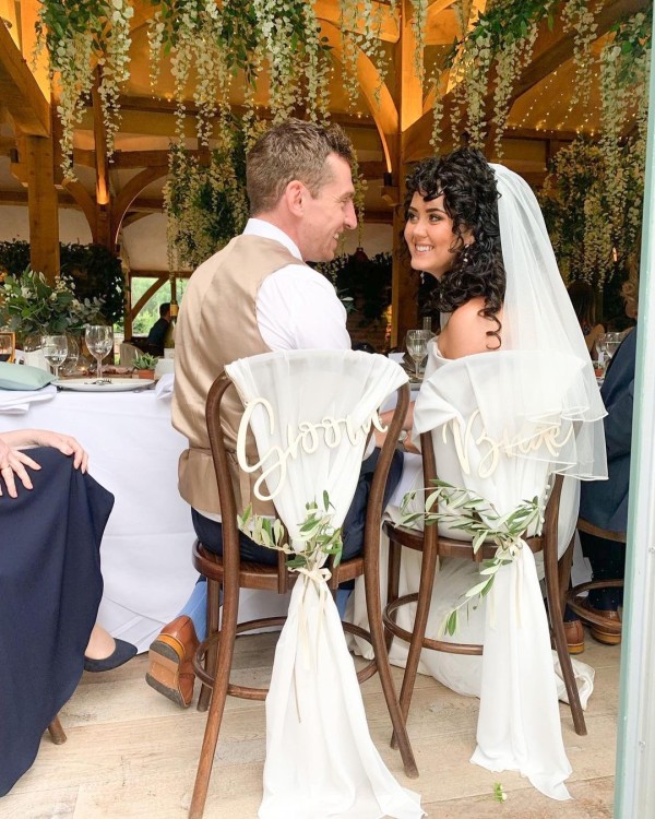 Photo of Rainbow Club Tosca Ivory Two Tier Russian Braid Edge Veil uploaded by D on 20th September 2021