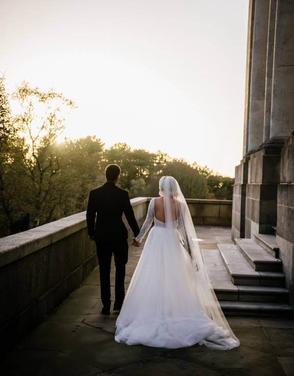 Photo of Bianco Ivory Plain Single Tier Cathedral Veil with Cut Edge S261 uploaded by E on 20th May 2025