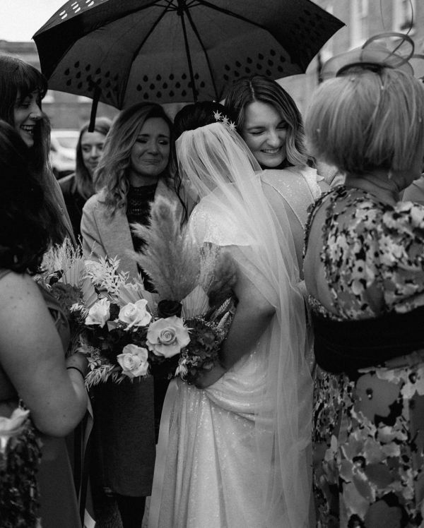 Photo of Bianco Ivory Plain Single Tier Fingertip Veil with Cut Edge S303 uploaded by E on 18th May 2023