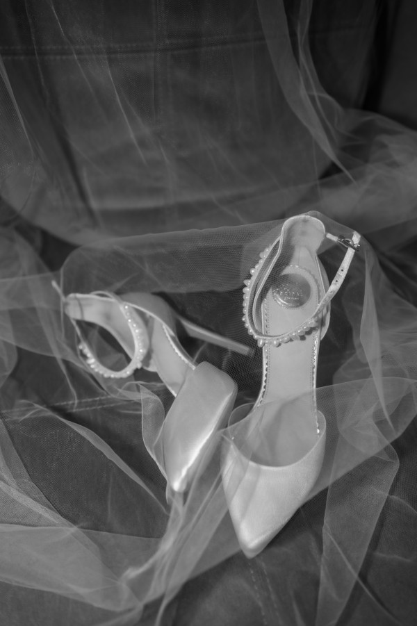 Photo of Perfect Bridal Ella Dyeable Ivory Satin Keshi Pearl Ankle Strap Court Shoes uploaded by E on 25th July 2024