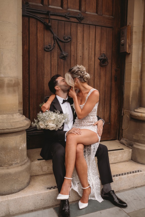 Photo of Perfect Bridal Ella Dyeable Ivory Satin Keshi Pearl Ankle Strap Court Shoes uploaded by E on 25th July 2024