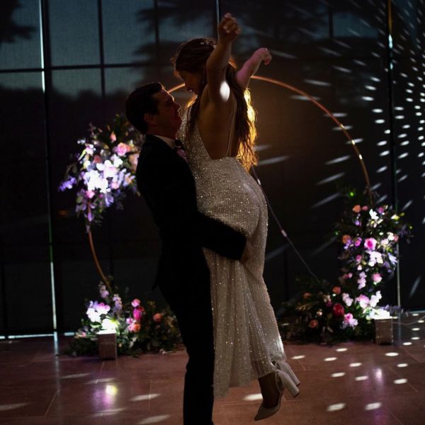 Photo of Perfect Bridal Indi Dyeable Ivory Satin Block Heel Ankle Strap Court Shoes uploaded by E on 4th September 2023