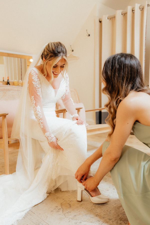 Photo of Avalia Coco Ivory Satin High Block Heel T-Bar Shoes uploaded by G on 13th June 2023