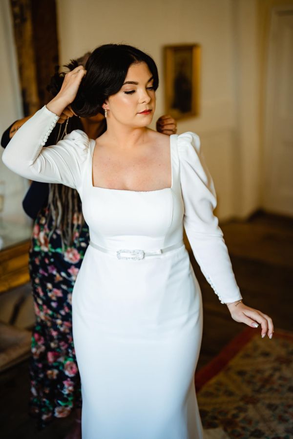 Photo of Luana Freshwater Pearl Half Hoop Earrings uploaded by H on 4th September 2023