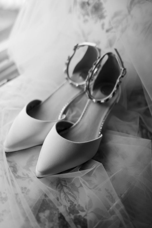 Photo of Perfect Bridal Eliza Dyeable Ivory Satin Embellished Ankle Strap Kitten Heels uploaded by H on 31st May 2023