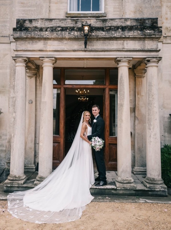 Photo of Perfect Bridal Ivory Single Tier 3D Flowers and Pearl Cathedral Veil uploaded by J on 10th March 2026