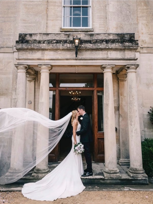 Photo of Perfect Bridal Ivory Single Tier 3D Flowers and Pearl Cathedral Veil uploaded by J on 10th March 2026