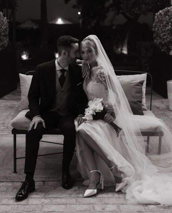 Photo of Perfect Bridal Indi Dyeable Ivory Satin Block Heel Ankle Strap Court Shoes uploaded by K on 25th October 2022