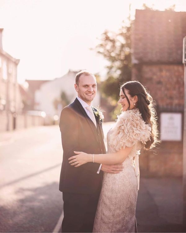 Photo of Bardot Blush Pink Ostrich Feather Bridal Stole uploaded by L on 21st September 2021