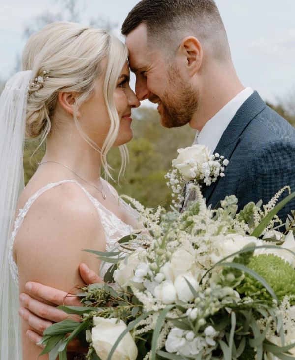 Photo of Confetti Flowers and Pearl Hair Vine on Comb (Silver) uploaded by L on 16th May 2022