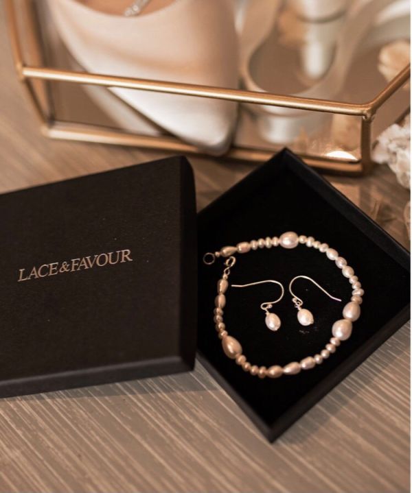 Photo of Hermione Harbutt Starlight Silver Pearl Drop Earrings uploaded by L on 11th January 2023