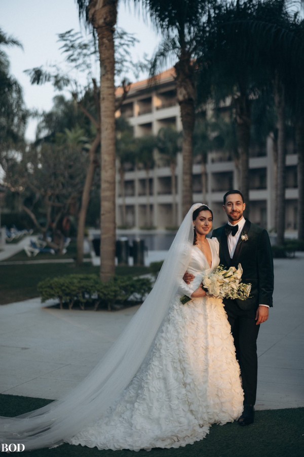 Photo of Perfect Bridal Ivory Single Tier 3D Flowers and Pearl Cathedral Veil uploaded by L on 5th April 2024